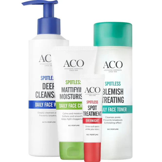 Hovedbilde Aco Spotless Hudpleiepakke