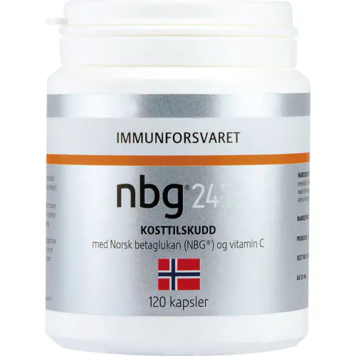 NBG 24:7 Kosttilskudd Kapsler 120 stk