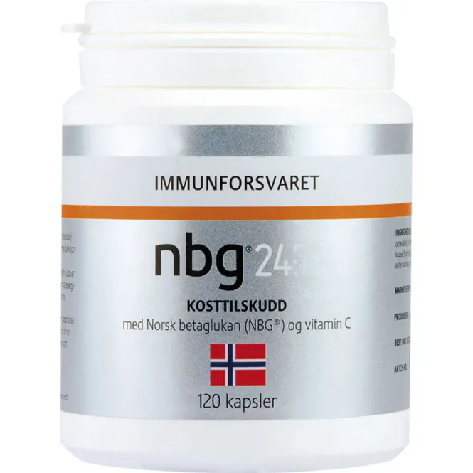 Hovedbilde NBG 24:7 Kosttilskudd Kapsler 120 stk
