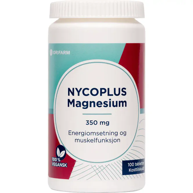Hovedbilde Nycoplus Magnesium 350 mg Tabletter 100 stk