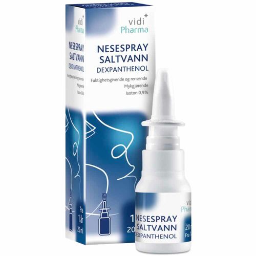 Vidi Pharma Nesespray Saltvann Dexpanthenol 20 ml