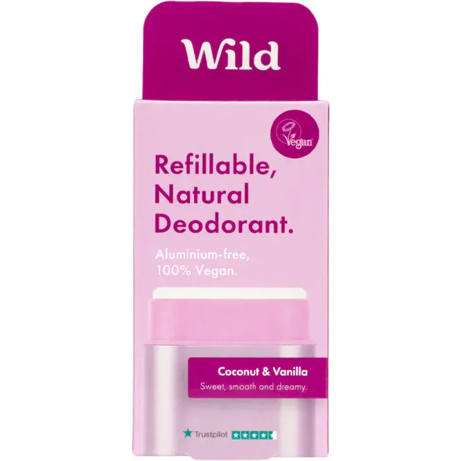 Hovedbilde Wild Deo Coconut & Vanilla Startpakke 1 Sett
