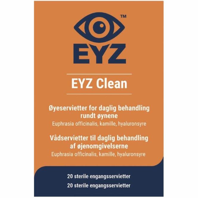 Hovedbilde Eyz Clean Øyeservietter 20 stk 