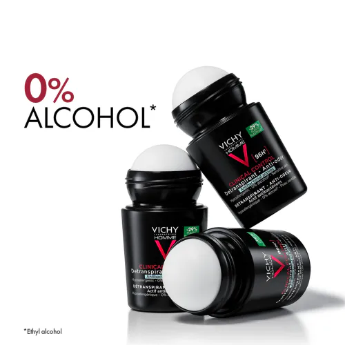 Vichy Homme 96 H Clinical Control Deo Antiperspirant m/Parfyme 50 ml