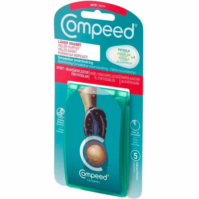 Hovedbilde Compeed Gnagsårplaster Fotsåle 5 stk