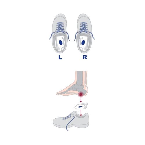 Actimove StepLite Hælpute L/XL 1 par 