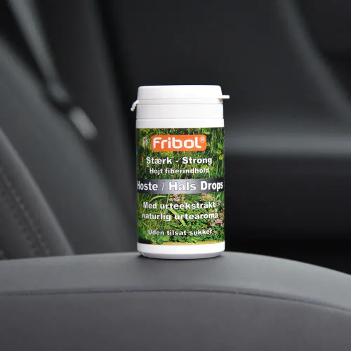Fribol Sukkerfri Hoste/Hals Drops Sterk 60 g