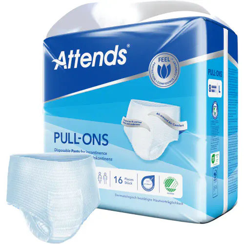 Attends Pull-Ons 8 L Buksebleier 16 stk