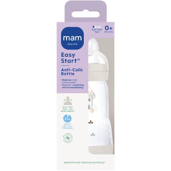 Hovedbilde Mam Easy Start Anti-Colic Tåteflaske Nøytral 260 ml 1 stk