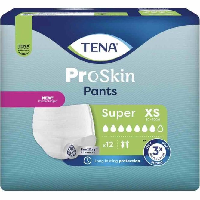 Hovedbilde Tena Pants Super XS Buksebleier 12 stk