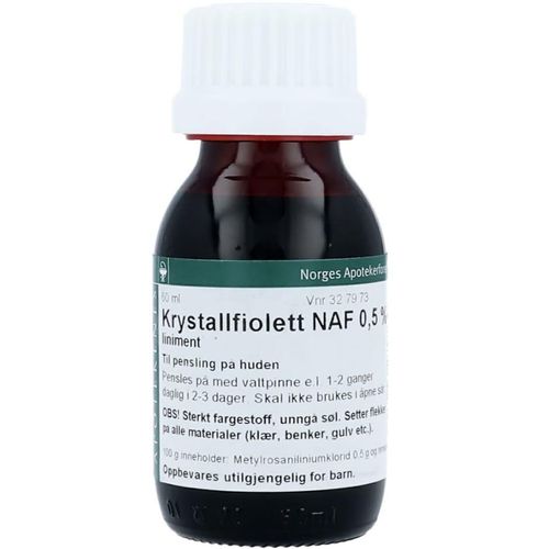 Krystallfiolett NAF 0,5% Liniment 60 ml