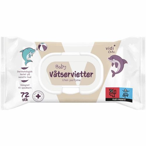 Vidi Care Baby Våtservietter 72 stk