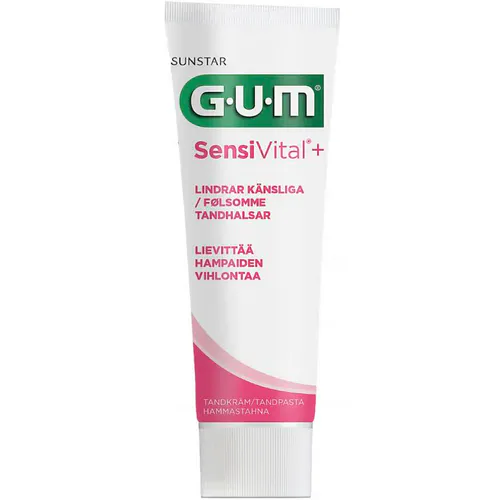 Gum SensiVital+ Tannkrem 75 ml