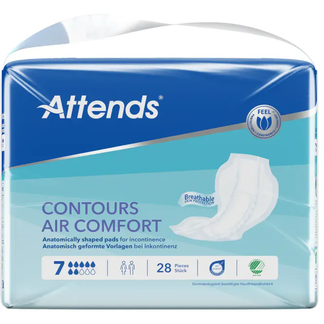 Hovedbilde Attends Contours Air Comfort 7 28 stk 	