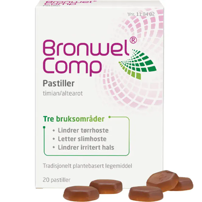 Hovedbilde Bronwel Comp Pastiller 20 stk