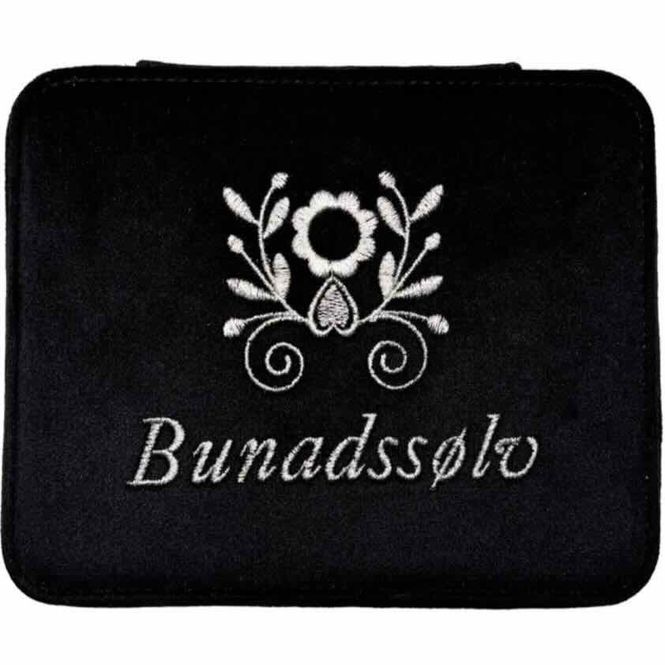 Hovedbilde MW Smykkeskrin Bunadssølv Sort 1 stk