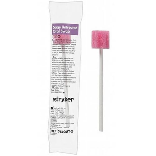 Toothette Oral Care Swab Munnpensel Rosa 250 stk