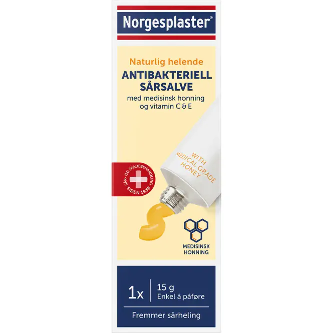 Hovedbilde Norgesplaster Antibakteriell Sårsalve 15 g