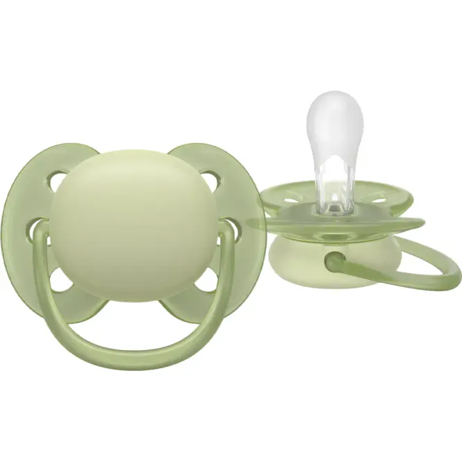 Hovedbilde Avent Ultra Soft Narresmokk 0-6m Blå/Grønn 2 stk