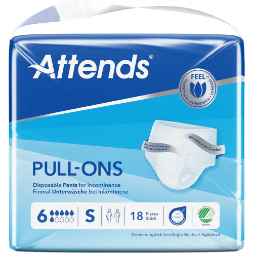 Attends Pull-Ons 6 S Buksebleier 18 stk