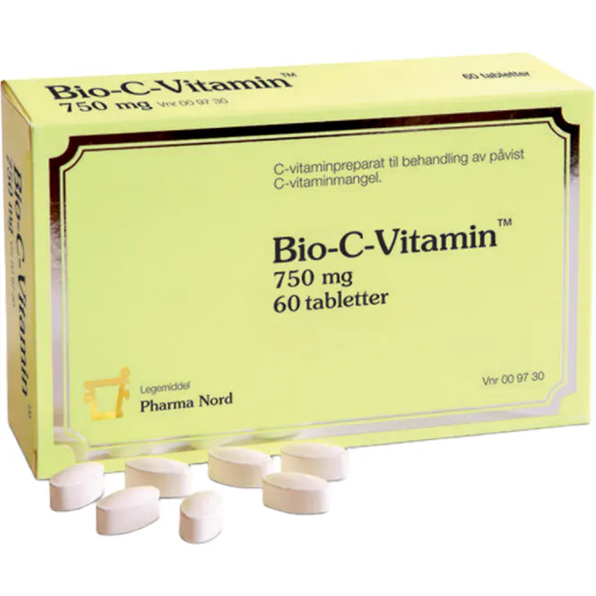 Hovedbilde Bio-C-Vitamin 750 mg Tabletter 60 stk