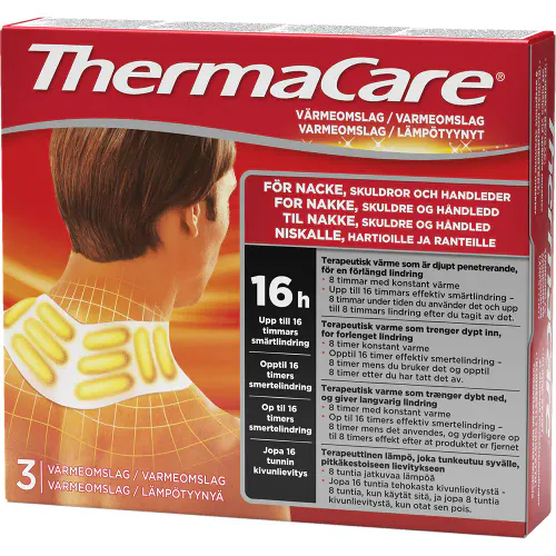 ThermaCare Selvoppvarmende Omslag 3 stk