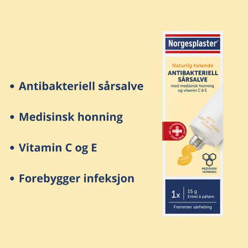 Norgesplaster Antibakteriell Sårsalve 15 g