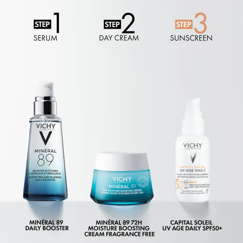 Vichy Mineral 89 72H Moisture Boosting Cream Light 50 ml