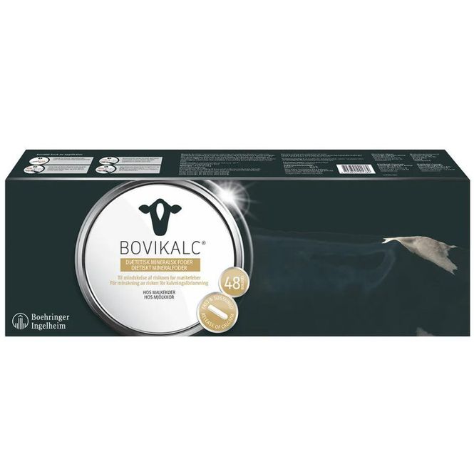 Hovedbilde Bovikalc Bolus Kalsiumtilskudd Til Melkeku 48 stk