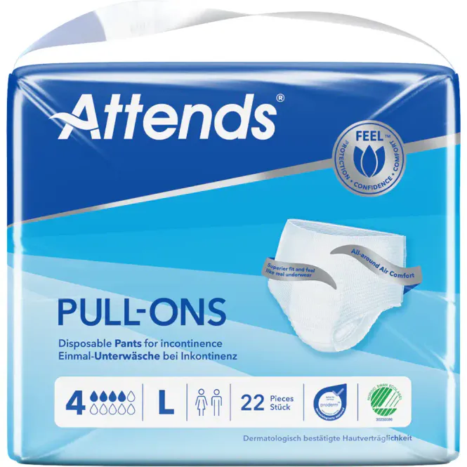 Hovedbilde Attends Pull-Ons 4 L Buksebleier 22 stk