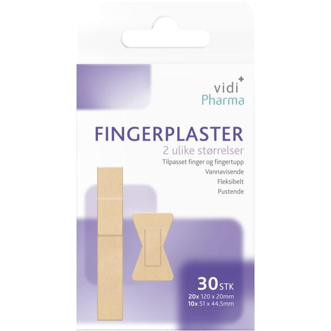 Hovedbilde Vidi Pharma Fingerplaster Mix 30 stk