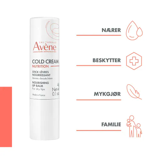Avène Cold Cream Lip Balm 4 g