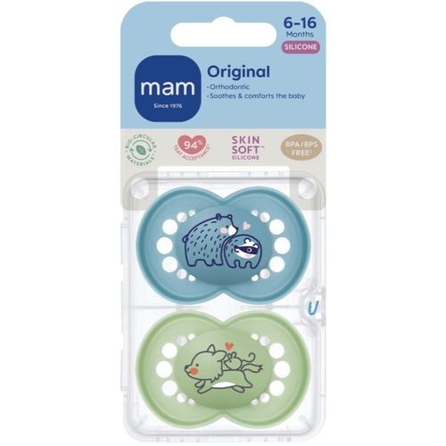 Mam Original Smokk Blå 6-16 Mnd 2 stk