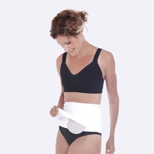 Stomifix Fikseringsbelte Hvit L/XL 1 stk