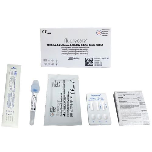 Fluorecare 4-i-1 Selvtest For Covid-19, Influensa A/B + RS-Virus