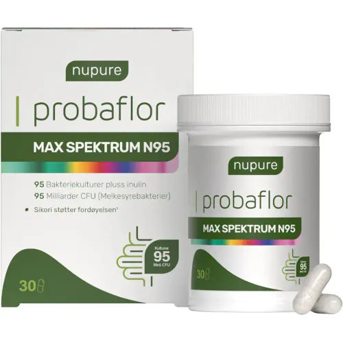 Nupure Probaflor Max Spektrum N95 Kapsler 30 stk