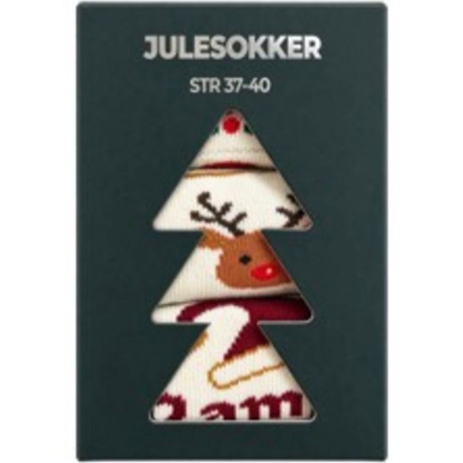 Hovedbilde NCBF Julesokker Dame Str 37-40 3 par