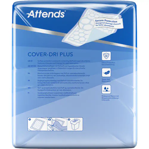 Attends Cover-Dri Plus 80 x 90 cm 30 stk