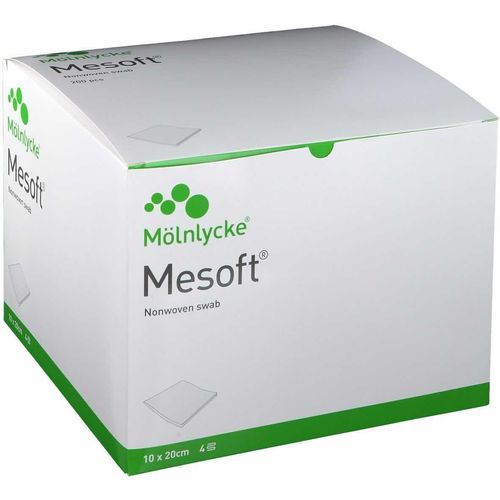 Mesoft Usterile Tørre Kompresser 10 x 20 cm 200 stk