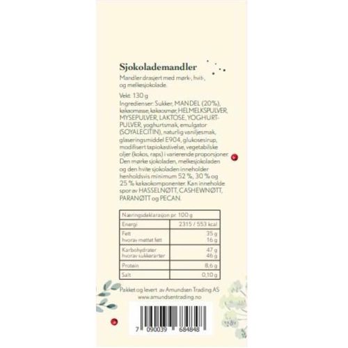 Apotekets Sjokolademandler 130 g